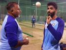 PIX: Fit-again Bumrah hits his straps in practice