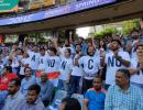 Peaceful anti-CAA protest at Wankhede