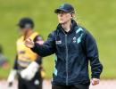 Cotton first woman to umpire global cricket final