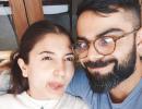 Kohli and Anushka keep spirits up with goofy selfie