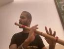 Lockdown files: Dhawan shows fans flute-playing skills