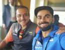 Kohli, Rahane wish coach Shastri on 58th birthday