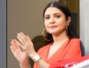 PIX: Anushka and the baby bump in red