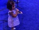 SEE: Rohit's daughter takes over the mic