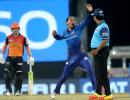 Rohit lauds MI bowlers after SRH crumble in chase