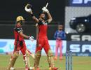 PICS: Padikkal hits 101 as RCB whip Rajasthan Royals