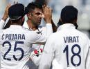 PIX: Ashwin puts India on course for series win