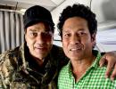 When Dharmendra met 'pyaara beta' Sachin