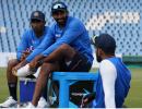 Indian Team All Smiles During Nets