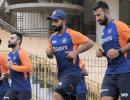 PIX: Team India undergoes outdoor session in Chennai