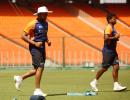 Rohit Sharma gears up for pink ball Test