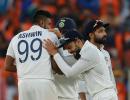 Captain Kohli hails 'modern-day legend' Ashwin