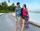 PIX: Yuzi and Dhanashree's Maldives vacation