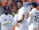 Rohit hails Ashwin, Axar after routing England