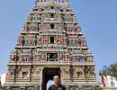 Natarajan visits temple, tonsures head