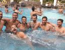 Dhawan and his boys chill in Sri Lanka