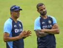 PIX: Dhawan-led Indian team starts training in Lanka