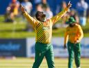 Shamsi puts Ireland in a spin as SA win first Twenty20