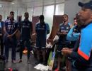 Dravid delivers inspiring speech after winning 2nd ODI