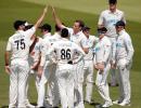 PIX: Southee shines as NZ extend lead to 165 on Day 4