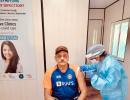 Shastri gets first jab of COVID-19 vaccine