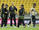 Agar scalps six as Australia keep T20 series alive