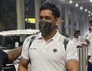 'Thala' Dhoni in Chennai for CSK training camp