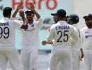 PIX: Axar, Ashwin bowl India to big win in 4th Test