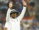 This Indian umpire keeps the blue flag flying high