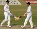 PIX: Iyer, Jadeja hit 50s to keep New Zealand at bay