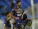 IPL PIX: KKR escape to victory over Delhi; enter final