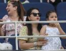 Ziva Dhoni, Gracia Raina Watch CSK Win