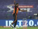 SRH's Natarajan tests positive, IPL match to go ahead