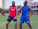 SEE: Dhawan Shakes A Leg With Bravo