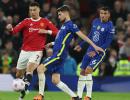 Ronaldo on target as United draw with Chelsea