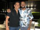 Hardik Catches Up With 'Brother' Dhoni