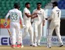 PIX: Dominant India rout Bangladesh in first Test