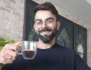 Kohli Chills With A Cuppa