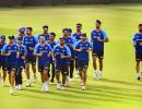 India, SA Warm Up for Thursday's Game