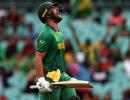 PIX: Rossouw slams WC's 1st ton as SA rout Bangladesh