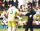 PIX: NZ's guard of honour for Australia captain Finch