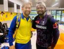 When Samson Caught Up With 'Vathi' Dhoni