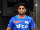 MI vs KKR: Struggling Suryakumar hits nets