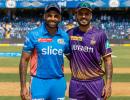 MI vs KKR: Captains Suryakumar, Rana fined!