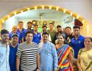 Tilak Varma Hosts Sachin & Co At Home