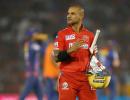 Dhawan admits costly mistake against LSG