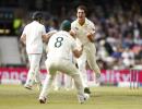 Ashes PIX: Marsh hammers ton as 13 wickets fall