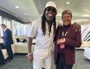 Kapil, Gayle, Dhawan Turn Heads At Oval