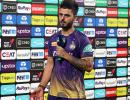 KKR captain Rana fined for slow over-rate vs CSK