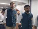 Pakistan team touches down in India after seven years